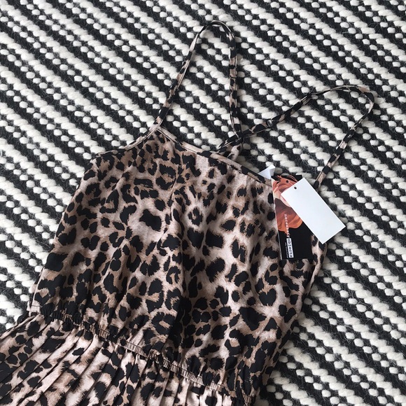 Pleated Mini Dress - Picture 2 of 7